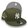 NY Yankees 96WS 9FIFTY New Era Olive Green Snapback Hat