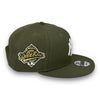 NY Yankees 96WS 9FIFTY New Era Olive Green Snapback Hat