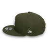 NY Yankees 96WS 9FIFTY New Era Olive Green Snapback Hat