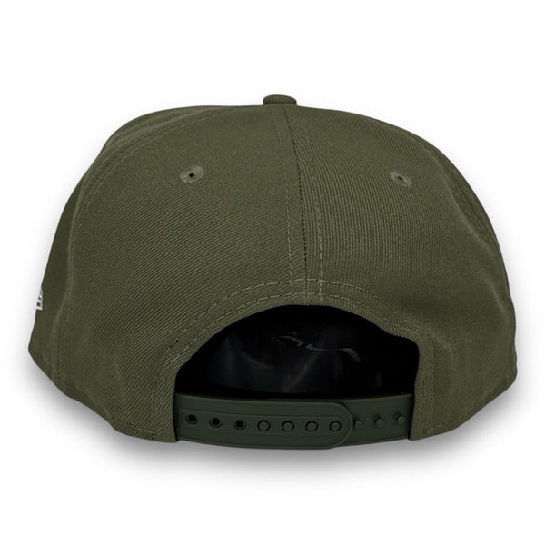 NY Yankees 96WS 9FIFTY New Era Olive Green Snapback Hat