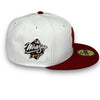 NY Yankees 98 WS 59FIFTY New Era White & H Red Hat