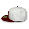 NY Yankees 98 WS 59FIFTY New Era White & H Red Hat