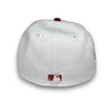 NY Yankees 98 WS 59FIFTY New Era White & H Red Hat