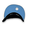 NY Yankees 99 WS 59FIFTY New Era Black Hat Sky Blue Bottom