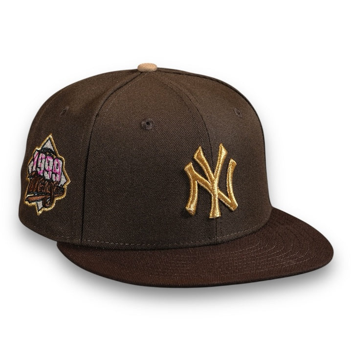 NY Yankees 99WS 59FIFTY New Era Brown Hat