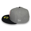 NY Yankees 99 WS 59FIFTY New Era Gray & Graphite Hat Pink UV