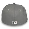 NY Yankees 99 WS 59FIFTY New Era Gray & Graphite Hat Pink UV