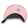 NY Yankees 99 WS 59FIFTY New Era Gray & Graphite Hat Pink UV