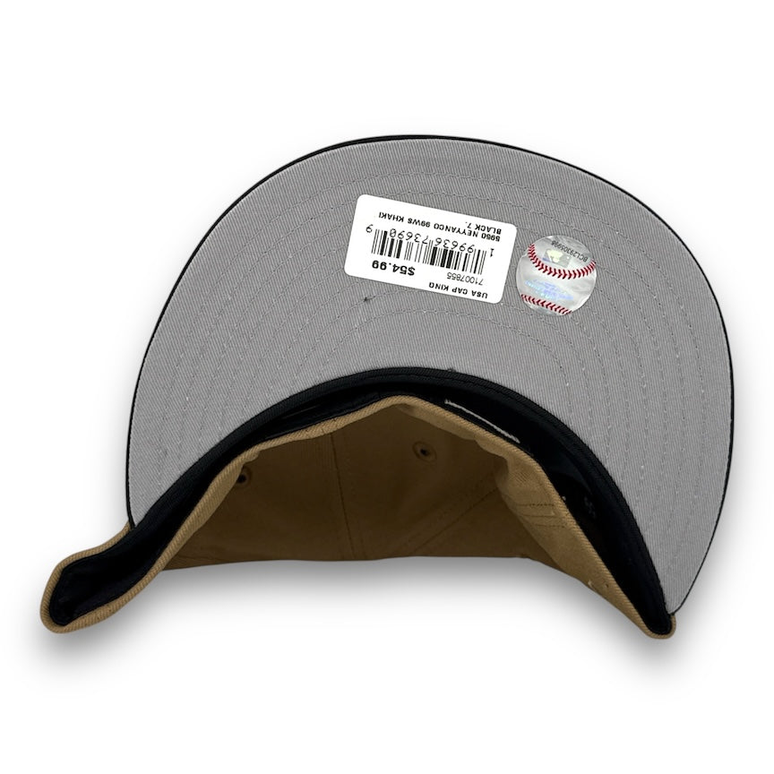 NY Yankees 99WS 59FIFTY New Era Khaki Black Hat