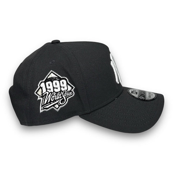 NY Yankees 99 WS New Era 9FORTY AF Graphite Snapback Hat