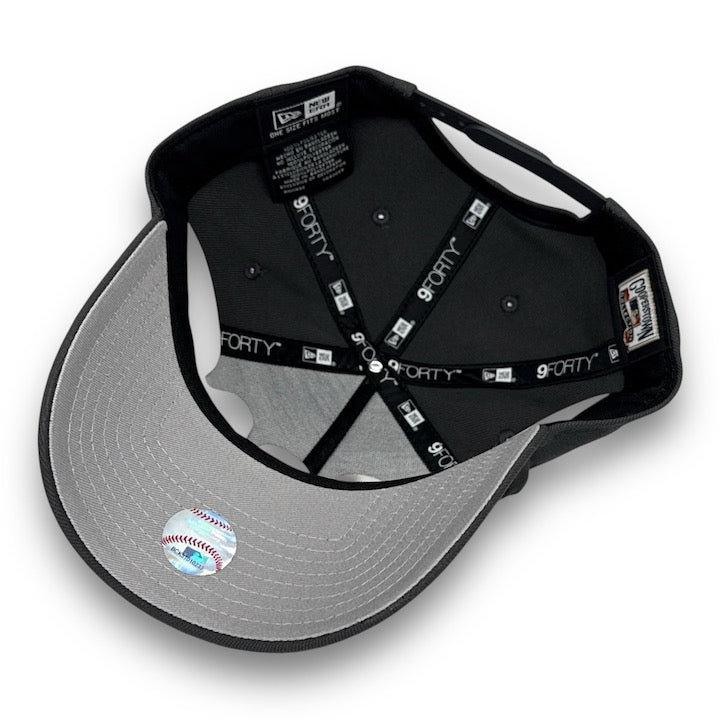 NY Yankees 99 WS New Era 9FORTY AF Graphite Snapback Hat