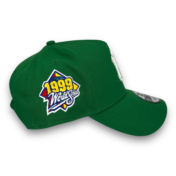 NY Yankees 99 WS New Era 9FORTY AF K Green Snapback Hat