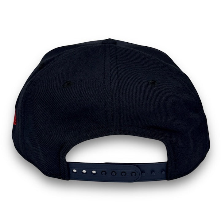 NY Yankees 99 WS New Era 9FORTY AF Navy Snapback Hat Red UV