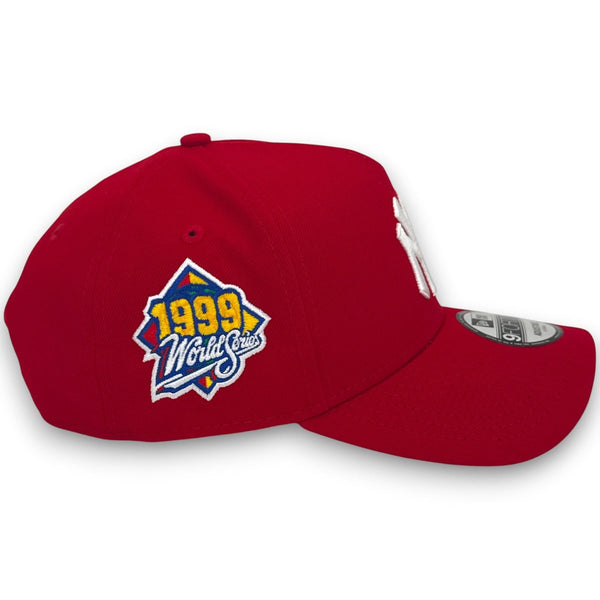 NY Yankees 99WS New Era 9FORTY AF Red Snapback Hat