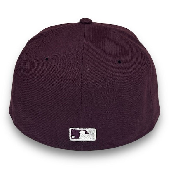 NY Yankees Basic 59FIFTY New Era Maroon Hat