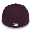 NY Yankees Basic 59FIFTY New Era Maroon Hat