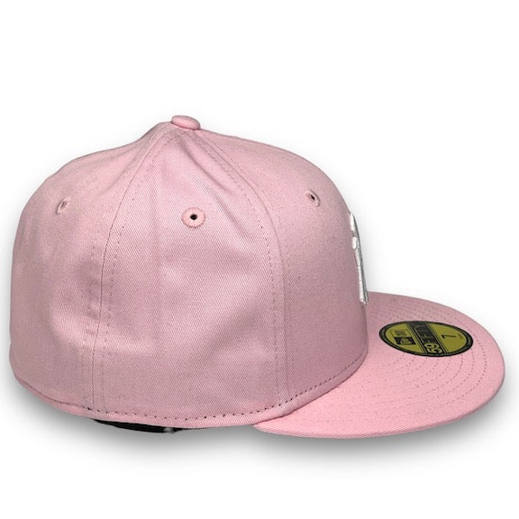 NY Yankees Basic New Era 59FIFTY Pink Fitted Hat