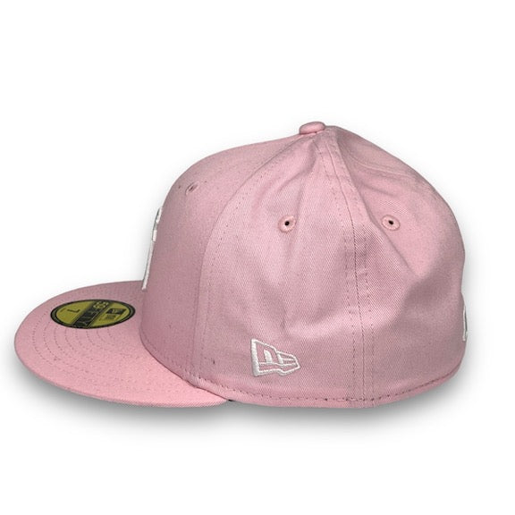 NY Yankees Basic New Era 59FIFTY Pink Fitted Hat