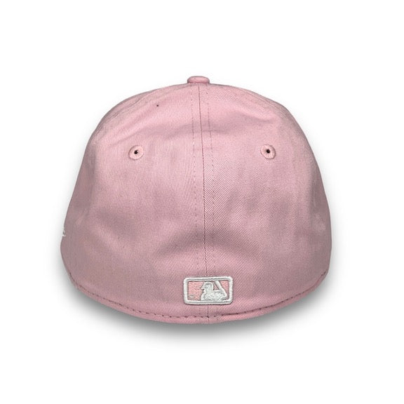 NY Yankees Basic New Era 59FIFTY Pink Fitted Hat