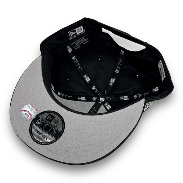 NY Yankees Satin 99WS 9FIFTY New Era Black Snapback Hat