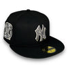 NY Yankees Silver Sparks 00 SS 59FIFTY New Era Black Hat