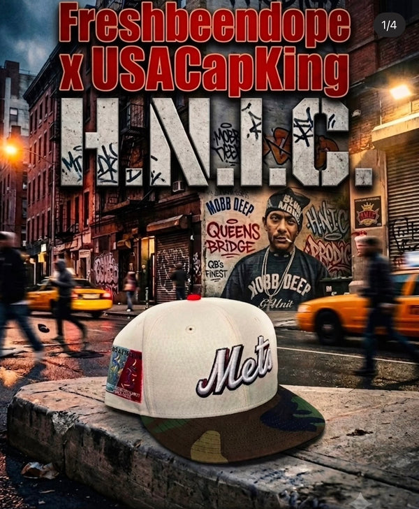 NY Mets 40th 59FIFTY New Era Chrome/Camo Hat