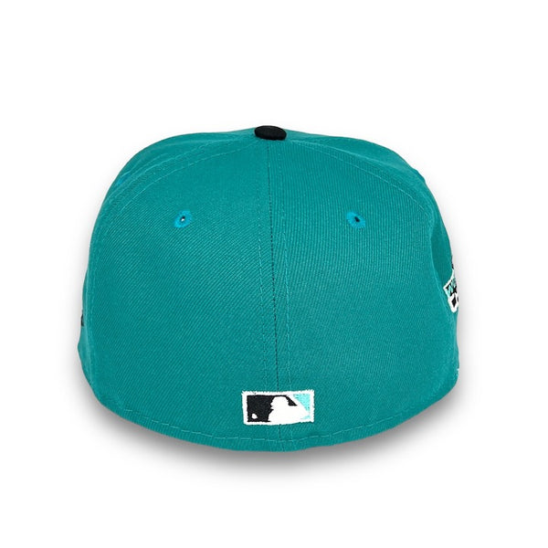 Nationals 19 WS New Era 59FIFTY NW Green & Black Hat Snow Grey Botton