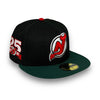 New Jersey Devils 25 Anni. 59FIFTY New Era Black & D Green Hat