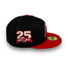 New Jersey Devils 25 Anni. 59FIFTY New Era Black & Red Hat