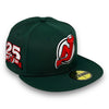 New Jersey Devils 25 Anni. 59FIFTY New Era Dark Green Hat