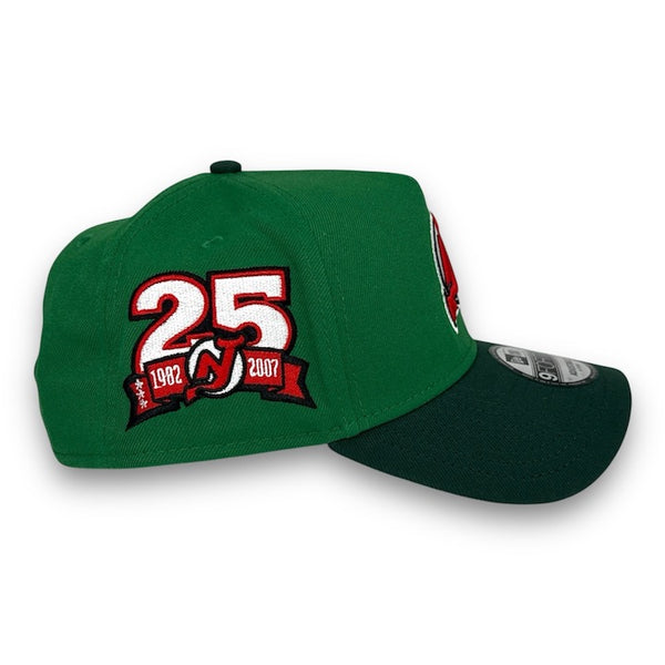 New Jersey Devils New Era 9FORTY AF Green Snapback Hat