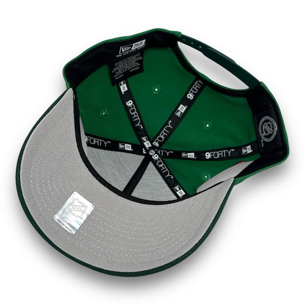 New Jersey Devils New Era 9FORTY AF Green Snapback Hat