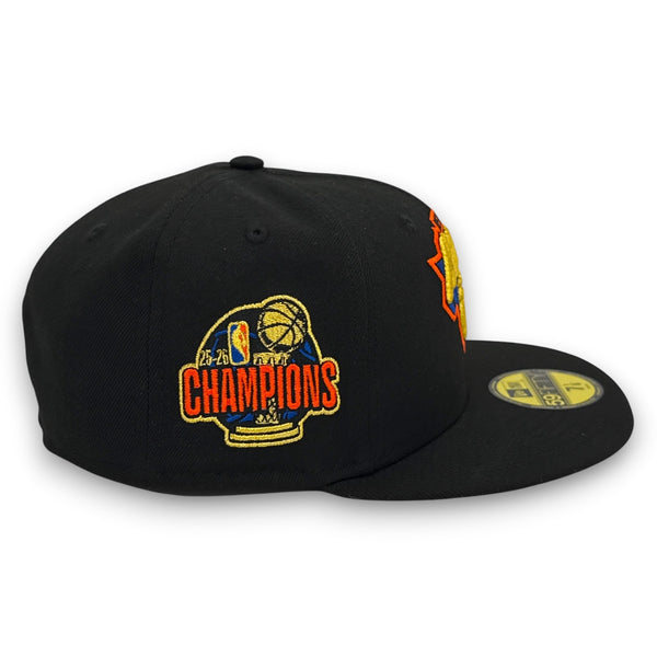 New York Knicks 26 Champs 59FIFTY New Era Black Hat