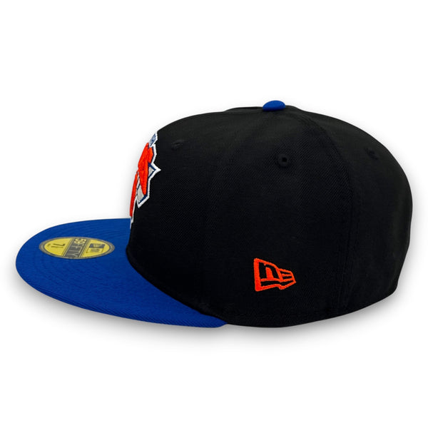 New York Knicks 26 Champs 59FIFTY New Era Black & Blue Hat