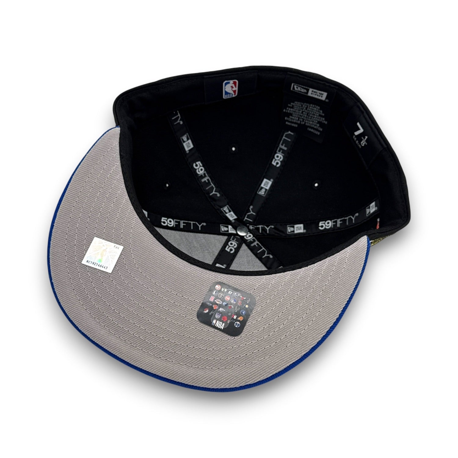 New York Knicks 26 Champs 59FIFTY New Era Black & Blue Hat