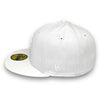 New York Mets Shea Stadium New Era 59FIFTY White on White Hat Grey Bottom