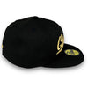 New York Queens 59FIFTY New Era Black Fitted Hat