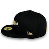 New York Queens 59FIFTY New Era Black Fitted Hat