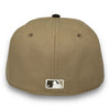 NY Yankee Basic 59FIFTY New Era Camel & Brown Hat