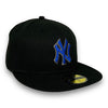 New York Yankees Basic+ 59FIFTY New Era Black & Blue Hat