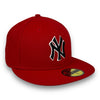 New York Yankee Basic+ 59FIFTY New Era Red Hat