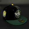 Oakland Athletics New Era 59FIFTY Black Velvet Hat
