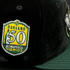 Oakland Athletics New Era 59FIFTY Black Velvet Hat