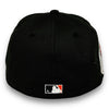 Orioles 30th New Era 59FIFTY Black Fitted Hat Orange UV