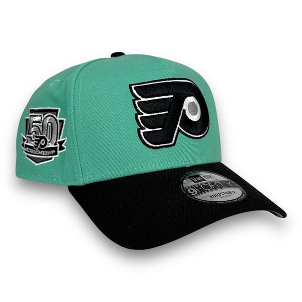 Philadelphia Flyers New Era 9FORTY AF Clear Mint Snapback Hat