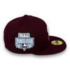 Phillies 96 ASG 59FIFTY Fitted Burgundy Hat Sky Blue UV