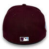 Phillies 96 ASG 59FIFTY Fitted Burgundy Hat Sky Blue UV