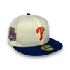 Phillies 96 ASG 59FIFTY New Era Chrome & Blue Fitted Hat SB Blue Bottom