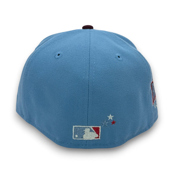 Phillies 96 ASG 59FIFTY Sky & Maroon New Era Hat