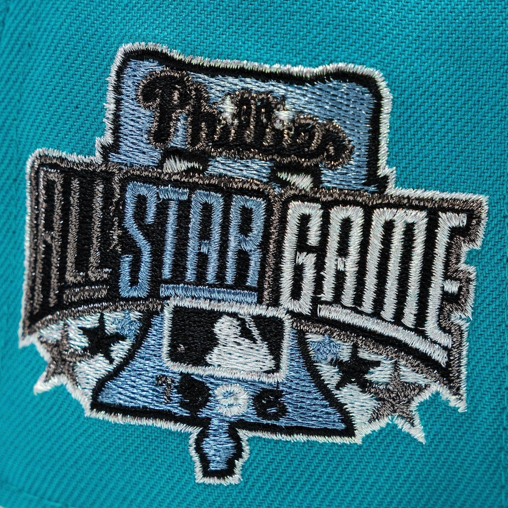 Phillies 96 ASG 59FIFTY Teal & Black New Era Hat